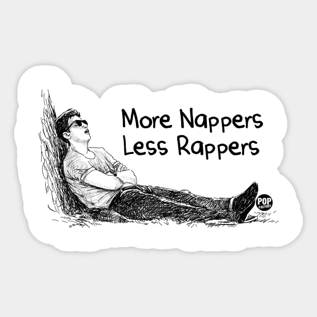 nappers Sticker by toddgoldmanart